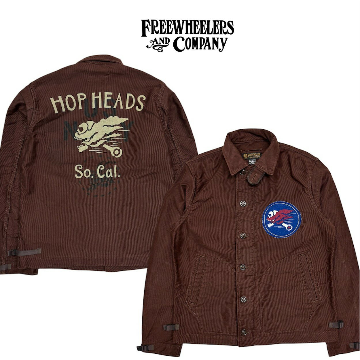 FREEWHEELERS / フリーホイーラーズ / "HOP HEADS" DECK WORKER JACKET / FREEWHEELERS LABEL / デッキジャケット / ミリタリージャケット / カスタム