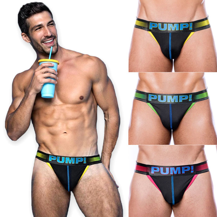 PUMP パンプ スポーツブリーフ サイドカットブリーフ ビキニ PLAY SIDECUT BRIEF PUMP! Underwear メンズ 男性下着 | アンダーウェア 男性用下着 下着 男性 男 メンズインナーパンツ ブリーフ ビキニブリーフ メンズビキニ スポーティー カラー