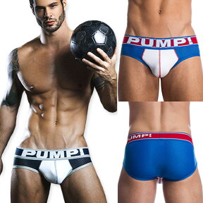 PUMP パンプ ブリーフ ローライズブリーフ ビキニブリーフ TOUCH DOWN PUMP! Underwear メンズ 男性下着 メンズ下着 パンツ トレーニングウェア スポーツウェア フィットネス 筋トレ | アンダーウェア 男性用下着 下着 男性 男 メンズインナーパンツ ブリーフ ビキニブリーフ