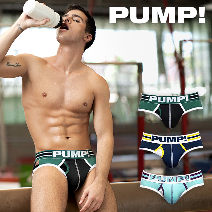 PUMP パンプ サイドカットブリーフ ローライズブリーフ ビキニ SPORTBOY SIDE CUT BRIEF PUMP! Underwear メンズ 男性下着 | アンダーウェア 男性用下着 下着 男 メンズインナーパンツ ブリーフ ビキニブリーフ メンズビキニ スポーティー カラー