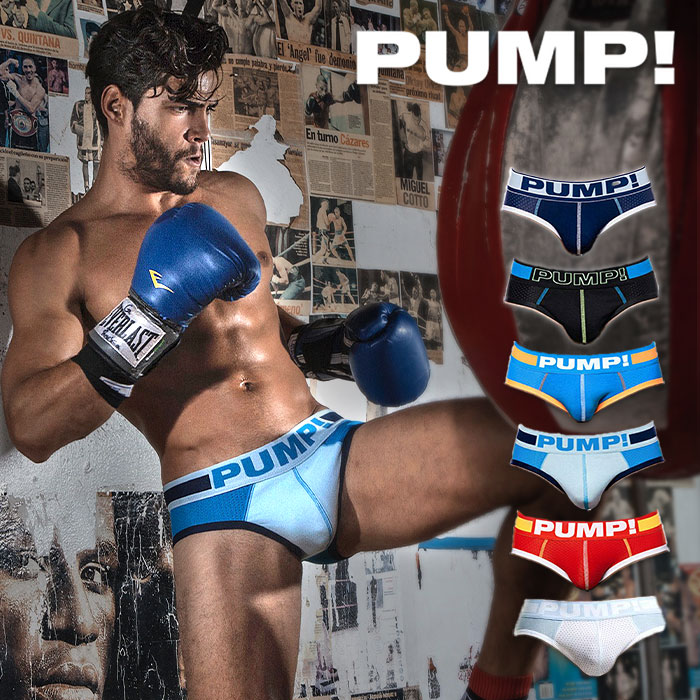 PUMP パンプ ブリーフ ローライズブリーフ ビキニブリーフ COTTON STRETCH BRIEF PUMP! Underwear メンズ 男性下着 メンズ下着 パンツ トレーニングウェア スポーツウェア フィットネス 筋トレ | アンダーウェア 男性用下着 男 メンズインナーパンツ ブリーフ ビキニブリーフ