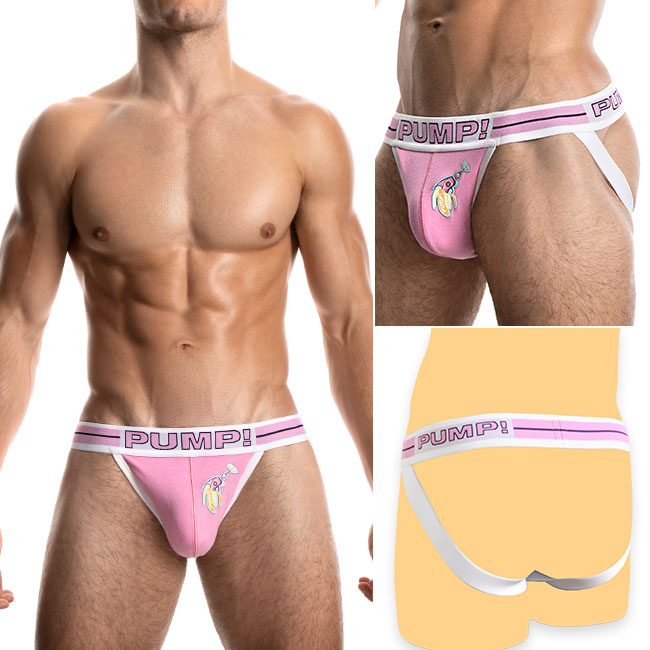 PUMP パンプ ジョックストラップ PINK SPACE CANDY JOCK ケツ割れ サポーター PUMP! Underwear メンズ 男性下着 | アンダーウェア 男性用下着 下着 男性 男 メンズインナーパンツ スポーツインナー カラー