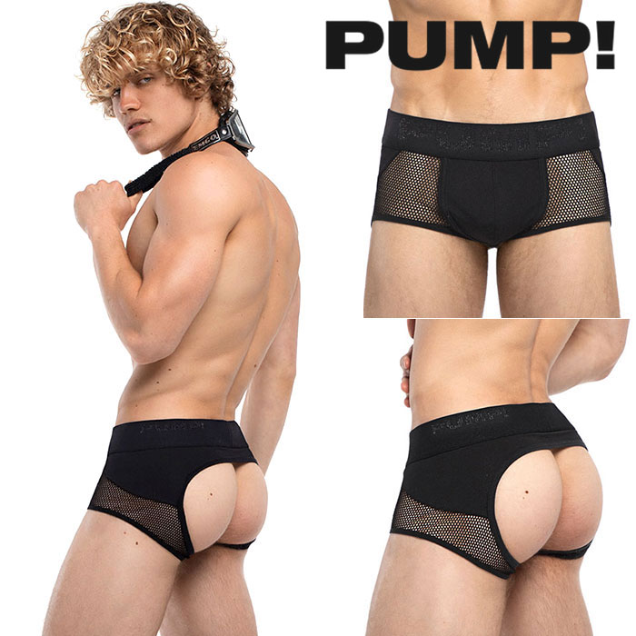PUMP パンプ メッシュ ボクサーパンツ Oバック ローライズボクサーパンツ SWITCH ACCESS TRUNK PUMP! Underwear メン…
