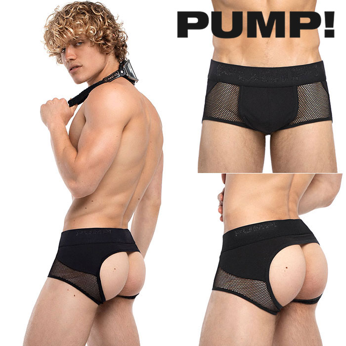 PUMP パンプ メッシュ ボクサーパンツ Oバック ローライズボクサーパンツ SWITCH ACCESS TRUNK PUMP! Underwear メンズ 男性下着 | アンダーウェア 男性用下着 下着 男性 メンズインナーパンツ スポーツインナー カラー