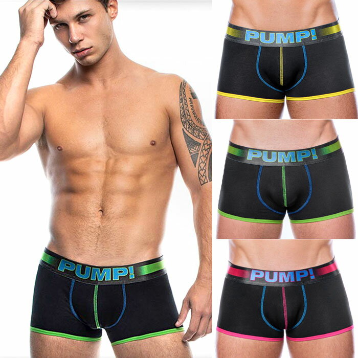 PUMP パンプ ボクサーパンツ ローライズボクサー PLAY BOXER PUMP! Underwear メンズ 男性下着 | アンダーウェア 男…