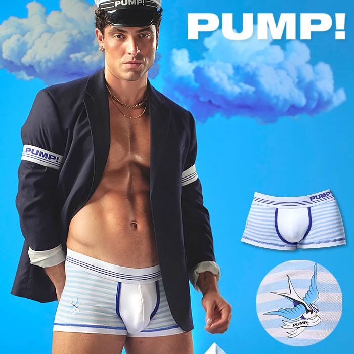 ボクサーパンツ メンズ ローライズボクサーパンツ PUMP UNDERWEAR CAPTAIN BOXER パンプ ローライズ ストレッチ スポ…