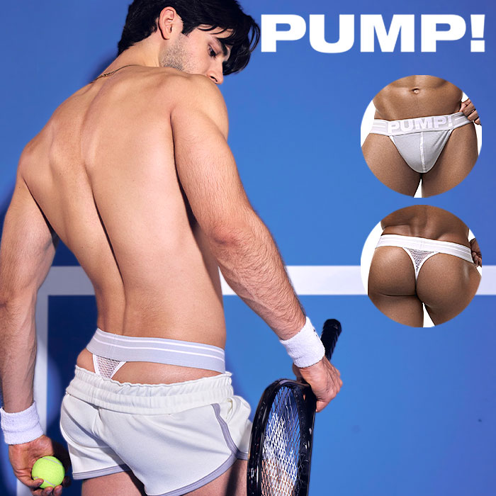 メンズTバック メンズ Tバック サポーター PUMP UNDERWEAR CLAY THONG パンプ ローライズ ストレッチ メッシュ スポ…