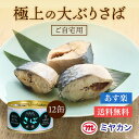 大ぶり 鯖の 高級 さば缶 12缶セット 水煮★ 送料無料 ...