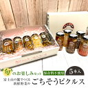 《旬のお楽しみセット》ごちそうピクルス 5本セット | ピクルス ぴくるす セット 詰め合わせ 健康 ヘルシー 料理 食材 漬物【WS】