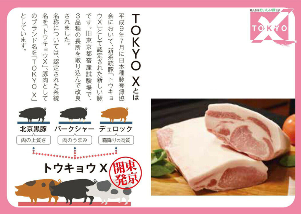 幻の豚 TOKYO X豚厚切りロースとんかつ 4枚【WS】