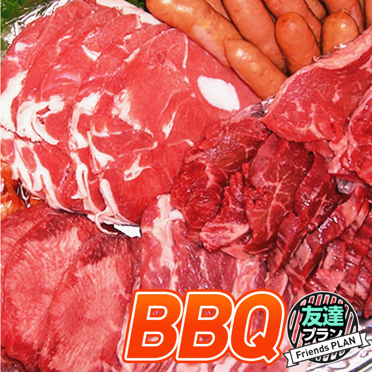 バーベキュー 肉 セット 送料無料：友達プラン | 肉 牛肉 豚肉 キャンプ BBQ 焼肉 焼き肉 やきにく パーティー 運動会 子供会 誕生日会 イベント 景品 会社 職場 大量 法人 食べ物 クリスマス 年末 年始 母の日 父の日 春ギフト プレゼント ギフト お祝い 内祝い お取り寄せ