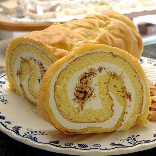 シューロール(＊冷凍ケーキ ロールケーキ 18cm：約5～6