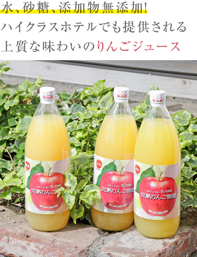 りんごジュース 1L 3本セット リンゴジュース 林檎ジュース 夏ギフト お中元 御中...