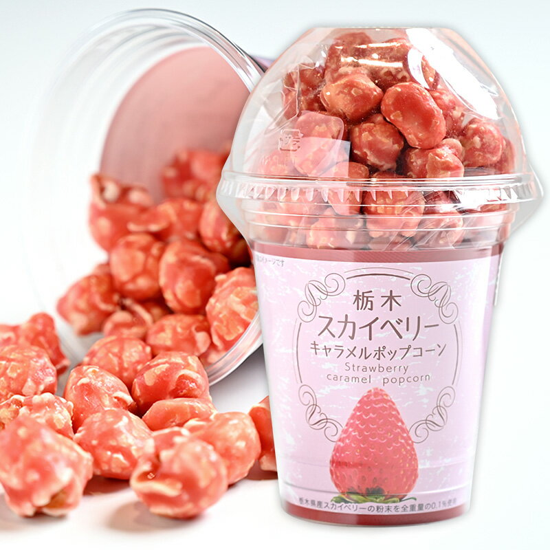 栃木スカイベリー キャラメルポップコーン いちご イチゴ 苺 お菓子 配る イベント 景品 秋ギフト お歳暮 2025 御歳暮 冬ギフト クリスマス 年末年始...