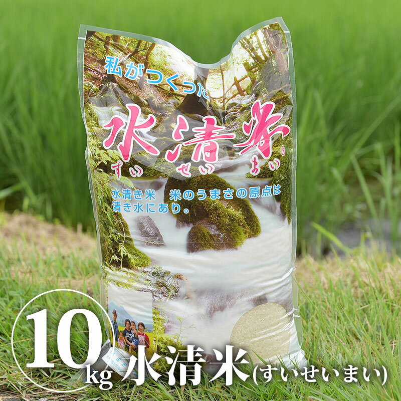 【送料無料】【クーポン利用で20％OFF】水清米(すいせいまい)　10kg コシヒカ...