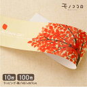 真っ赤に色づいた葉っぱが素敵な秋の帯(10枚入/折ればメール便OK)(100枚入)