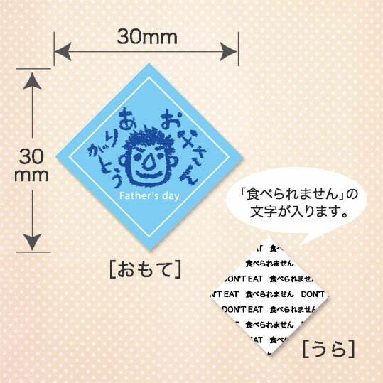 【メール便OK】父の日に贈る「お父さんありがと...の紹介画像2