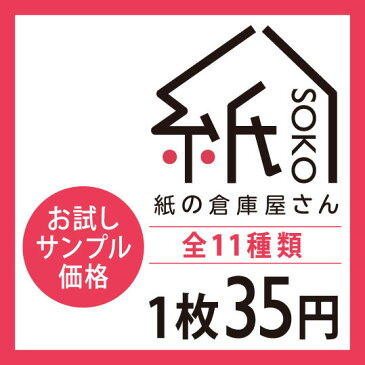 【メール便OK】紙の倉庫屋さん。お1人様1回限り！お試し用1枚入A4サイズ