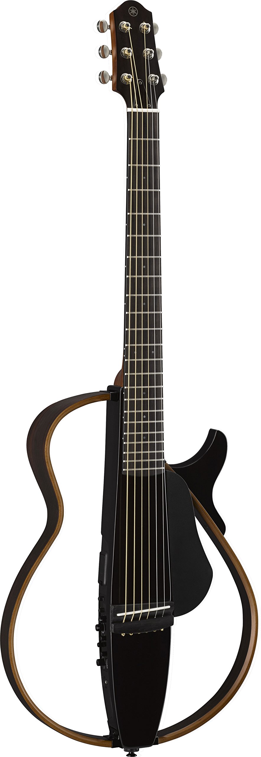 ヤマハ YAMAHA ギター サイレントギター トランスルーセントブラック SLG200S TBL アコースティックサウンドを実現するSRTパワードピックアップシステム搭載 チューナー内蔵 専用ソフトケース付属