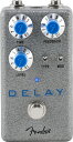 特殊:B09ZYKYNY8コード:0885978885633ブランド:Fender(フェンダー)規格：234572000商品カラー: Delay商品サイズ: 高さ6、幅6、奥行き6商品重量:240000この商品についてコンパクトサイズのディレイエフェクトペダルフェンダーロゴが刻印された60 sアンプインスパイアデザインのHammertoneオリジナルノブトゥルーバイパス方式を採用電力要件：9VセンターマイナスACアダプター(消費電流 80mA、電源は同梱されません)11.0cm x 6.0cm x 3.2cmブランドFender(フェンダー)スタイルDelay色Delay商品寸法 (長さx幅x高さ)15.2 x 15.2 x 15.2 cm商品の重量240 グラム発送サイズ: 高さ12.6、幅8.3、奥行き6.4発送重量:240Hammertoneは、幅広いプレイヤーに本格的なFenderサウンドを提供する、コンパクトサイズのエフェクトペダル ラインです。Fenderの歴史あるアンプ エフェクターを生み出してきたStan Cotey率いる、エキスパートによる開発チームが設計。高品質なハードウェアと、ユーザーが実践的に使用できる機能が詰め込まれています。堅牢度の高いシルバーの 4.375 x 2.375 x 1.25 サイズの筐体にはペダルボード上での使用を想定し、インプット/アウトプットのジャックを上部にまとめるという工夫が成されています。トップにフェンダーのロゴマークの刻印されたノブは、60年代のアンプにインスパイアされたHammertone専用設計で、トップ部は筐体にデザインされたロゴとマッチングカラーになっています。バイパス方式にはトゥルーバイパス方式を採用しています。サウンドスケープを劇的に変えるディレイは、絶妙に甘いリード、カントリーサウンドのスラッピング、サーフスタイルのうねり、リズミカルな付点八分と壮大なアンビエントの減衰音まで、これらはギター音楽のほぼすべてのジャンルにとって欠かせない要素です。Hammertone Delayは、最大950msの鮮明でクリーンなディレイから、より深いモジュレーションへ、スイッチひとつで2つの異なるディレイタイプを切り替えられます。Analog Dry-Through機能は、効果がオンの時のままにトーンを保ち、ペダルボードへすっきりと収納できるトップマウントのジャックとトゥルーバイパスフットスイッチは、シームレスな演奏をサポートします。寸法:11.0cm x 6.0cm x 3.2cm重量:600g電力要件9VセンターマイナスACアダプター(同梱されません)(消費電流 80mA)