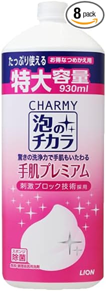 CHARMY泡のチカラ手肌プレミアム　つめかえ用大型サイズ　