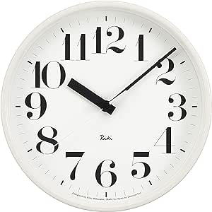 レムノス 掛け時計 電波時計 リキスチールクロック ホワイト アルミ 太字 RIKI STEEL CLOCK WR08-25 WH Lemnos レムノス 掛け時計 電波時計 リキスチールクロック ホワイト アルミ 太字 RIKI STEEL CLOCK WR08-25 WH Lemnos