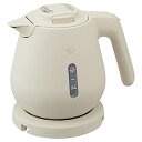 旧モデル/在庫限り 象印 電気ケトル 0.8L コンパクト カップ1杯約60秒 安全設計 清潔 ほこりブロック ハイパワー1300W ベージュ CK-DA08-CA