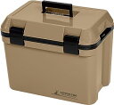 キャプテンスタッグ(CAPTAIN STAG) クーラーボックス 容量25L ショルダーベルト付 ベージュ 日本製 CSシャルマン UE-88