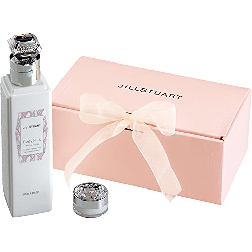 ジルスチュアート ボディミルク ジルスチュアート (JILL STUART) ボディミルク リップバーム セット (ギフトBOX入り 手提げ袋付) (J-25)