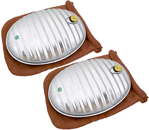 マルカ 湯たんぽ Aエース 袋付き 2個セット (3.5L) 日本製 直火対応