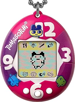 Tamagotchi Original (たまごっちオリジナル) 電子ゲーム パープルとピンクの時計 日本語ではない場合があります