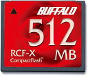 バッファロー BUFFALO コンパクトフラッシュ 512MB RCF-X512MY(2)