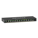正規品 ネットギア NETGEAR スイッチングハブ 15ポート 1G (SFPx1) PoE+ (180W) 金属筐体 静音ファンレス メーカー5年保証 アンマネージプラス GS316EP-100JPS(2)