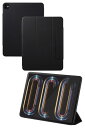 エレコム ipad pro 13インチ (M4) 2024年モデル ケース マグネット吸着式 超薄型 軽量 2アングルに変えられる オートスリープ/オートウェイクアップ TBWA24PLWVPF2BK(2)