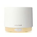 2022年モデル エレコム 加湿器 アロマディフューザー 卓上 エクリアミスト USB給電 抗菌 約100ml 超音波式 連続運転モード:最大8時間 銀系無機抗菌剤 SIAAマーク取得 円柱型 アロマ拡張モード 揺らぎライトモード搭載 ホワイト HC