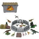 マテル(MATTEL) ジュラシックワールド(JURASSIC WORLD) 新たなる支配者 ミニフィギュアセット お片付けボックス付き 恐竜 おもちゃ 4才~...