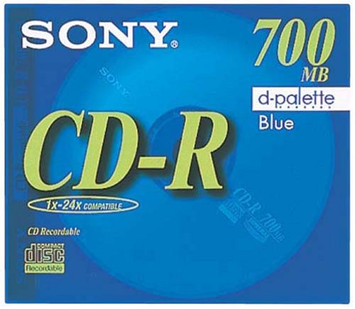 SONY 日本製 データ用CD-R 700MB 48倍速 ブルー 単品 CDQ80EL SONY 日本製 データ用CD-R 700MB 48倍速 ブルー 単品 CDQ80EL