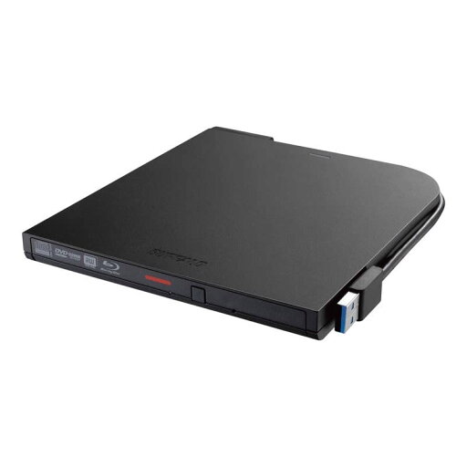 バッファロー BRXL-PTV6U3-BKB (ブラック) USB3.2 (Gen1) 対応 ポータブルBD 書込ソフト添付 バッファロー BRXL-PTV6U3-BKB (ブラック) USB3.2 (Gen1) 対応 ポータブルBD 書込ソフト添付