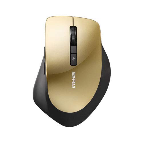 BSMBW320SG(シャンパンゴールド) ワイヤレスBlueLEDマウス 2.4GHz接続 5ボタ(2)