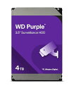 ウエスタンデジタル(Western Digital) WD Purple 内蔵 HDD ハードディスク 4TB CMR 3.5インチ SATA キャッシュ256MB 監視システム WD43PURZ-EC