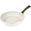 和平フレイズ フライパン 28cm IH対応 ガス PFOAフリー ふっ素樹脂加工 白 ホワイト アイボリー ララッテ スルル RB-3087