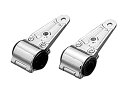キジマ(Kijima) バイク ヘッドライトステー カスタム 28-39mm アルミダイキャスト製 メッキ 205-0141(2)