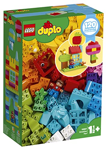 特殊:B07G3P73Y2コード:5702016367591ブランド:レゴ(LEGO)規格：10887商品サイズ: 高さ382、幅141、奥行き262商品重量:1300000この商品について対象年齢:18月以上ピース数:120品番:10887組み立てを無限に楽しみながら、お子様は創造性を伸ばし、基本的な組み立てスキルを習得します。セットには、簡単に組み立てることができるオウムやお城、ふうせん、りんご、ボートなどの作り方も付属しています。ブランドレゴ(LEGO)製造元推奨の最少年齢 月 18.0材質不明教育目的建設スキル, 想像力開発個数120テーマレンガ、建物、番号年式2019商品寸法 (長さx幅x高さ)26.2 x 14.1 x 38.2 cm商品の重量1300 グラム対象年齢キッド発送サイズ: 高さ39、幅27、奥行き13発送重量:1420商品紹介デュプロのいろいろアイデアボックスでたくさんの色が入るカラフルなモデルを作りながら、手先の動きをコントロールする力や認識能力を身につけましょう。色鮮やかなデュプロブロック120個が入ったこのセットは、幼稚園 保育園の子どもたちの創造力を伸ばし、自由に組み立てを楽しみながら親子のつながりを深めることができるおもちゃです。セットには、簡単に組み立てることができるオウムやお城、ふうせん、りんご、ボートなどの作り方も付属しています。ほかにもたくさんのものが作れますよ デュプロのブロックは、小さなお子さまが安全に楽しく遊べるように作られています。安全警告部品などの誤飲にご注意ください