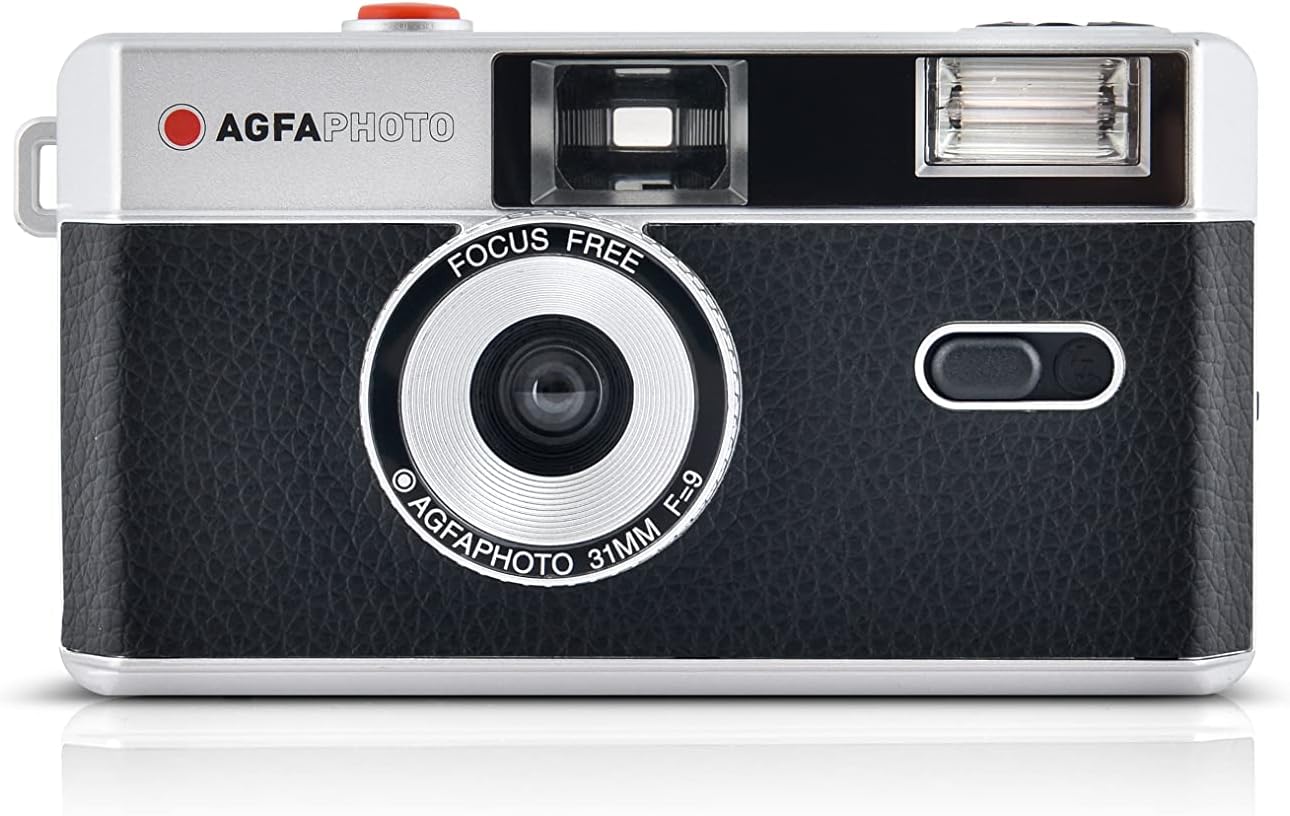 フィルムカメラ AGFA アグファ フィルムカメラ レトロ 簡単 軽量 おすすめ コンパクト オススメ 初心者 35mm カメラ ブラック