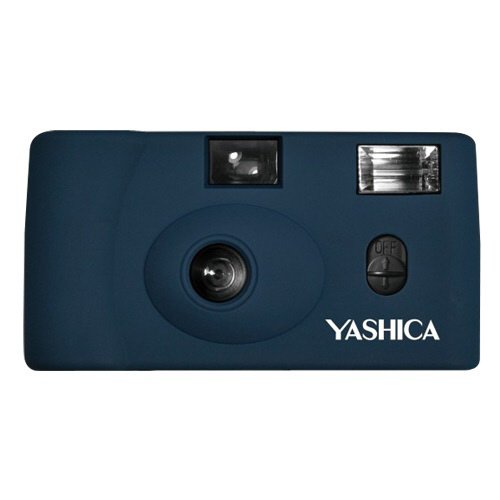 アウトレット フィルムカメラ コンパクト 初心者 Yashica ヤシカ 35mm おすすめ 簡単 オススメ カメラ MF-1 プルシアンブルー フィルム400-24 1本付属