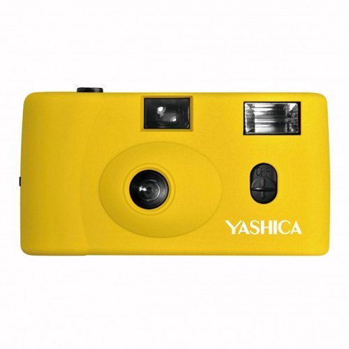 アウトレット フィルムカメラ コンパクト 初心者 Yashica ヤシカ 35mm おすすめ 簡単 オススメ カメラ MF-1 イエロー フィルム400-24 1本付属 黄色