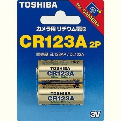 CR123 dr  `Edr Jp tBJ CR123A  肿 䂤pPbg TOSHIBA `Edr CR123AG 2pbN