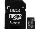 ϋv }CNSD 32GB MicroSD }CNSDHC h ϏՌ X ϐÓdC L^ fWJ rfI X}z hR J[h ߂[[  Lazos MicroSDHCJ[h 32GB class10 L-B32MSD10-U3V10