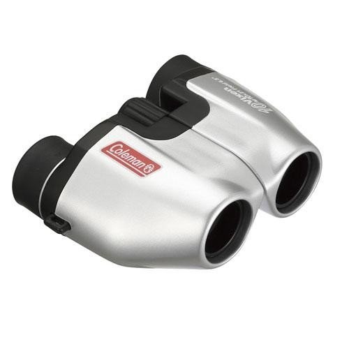 双眼鏡 倍率 コンサート おすすめ コンパクト キャンプ Vixen ビクセン アウトドア オススメ 10倍双眼鏡 Coleman コールマン M10X21 シルバー 銀