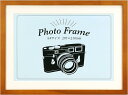【お取り寄せ】フォトフレーム A4 壁掛け 額縁 写真立て おしゃれ フォトスタンド ふぉとふれーむ 万丈 VANJOH フォトフレーム 木製 VK A4サイズ ブラウン